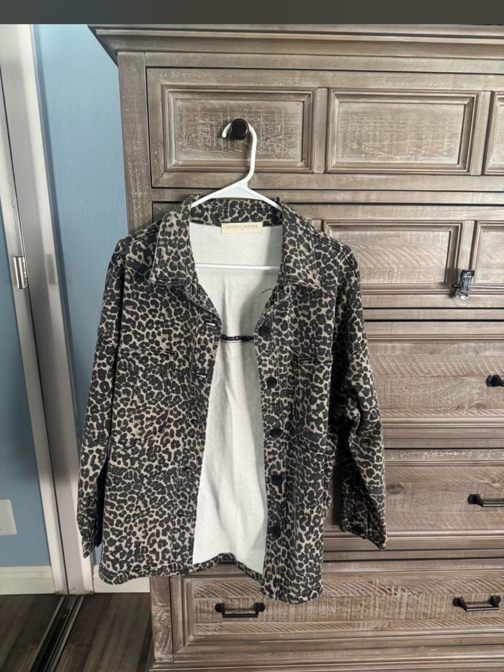 Leopard Print Jacket - Women's Animal Print Shacket